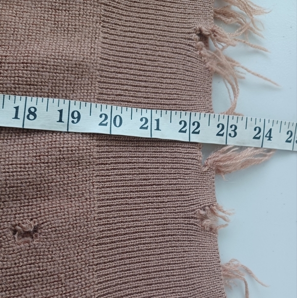 Lovers and Friends Sz XS Arlington Distressed Wool Blend Jumper Sweater - Picture 11 of 14